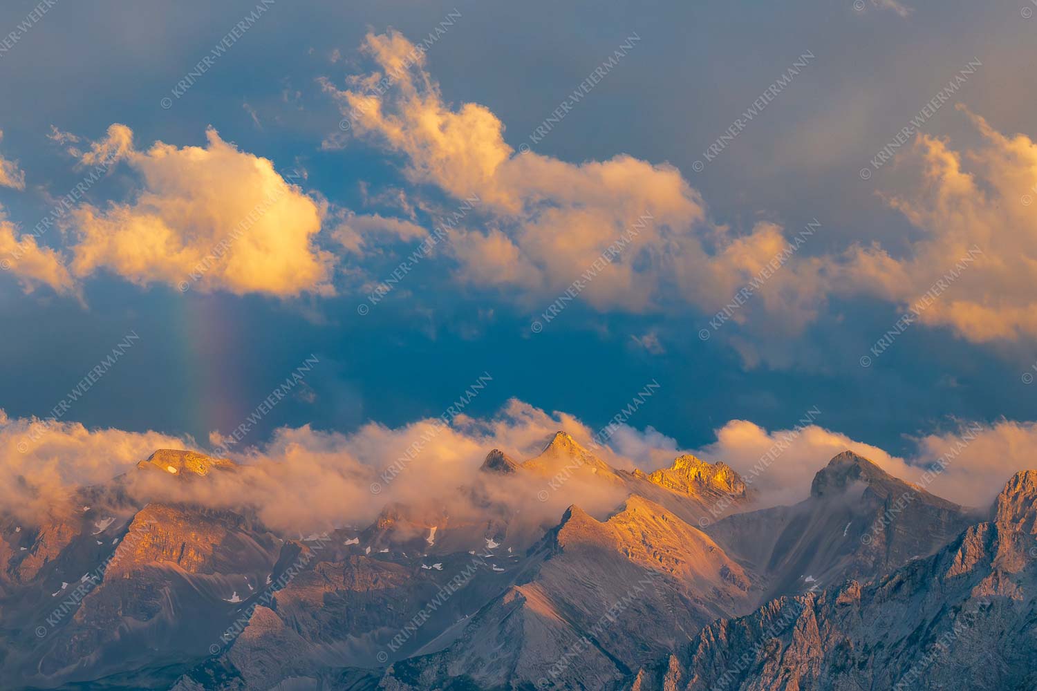 Umschwung – Seitenverhältnis 3:2 — Seekarspitze im Karwendel Wetterwechsel an der Großen Seekarspitze im Karwendelgebirge