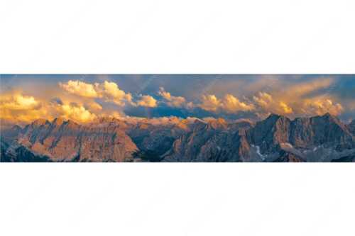 Wetterwechsel an der Großen Seekarspitze im Karwendelgebirge - Umschwung - Seitenverhältnis 4:1 - Seekarspitze im Karwendel - weitere Infos unter https://www.kriner-weiermann.de