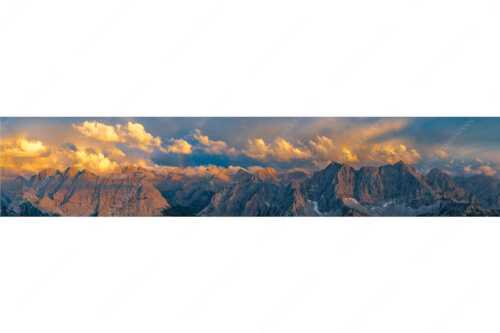 Wetterwechsel an der Großen Seekarspitze im Karwendelgebirge - Umschwung - Seitenverhältnis 5:1 - Seekarspitze im Karwendel - weitere Infos unter https://www.kriner-weiermann.de
