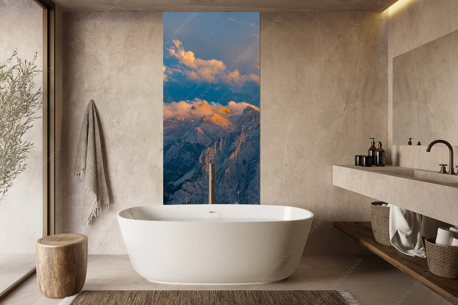 Wetterwechsel an der Großen Seekarspitze im Karwendelgebirge - Umschwung - Größe ca. 100x200cm, Seitenverhältnis 1:2 - Seekarspitze im Karwendel - weitere Infos unter https://www.kriner-weiermann.de