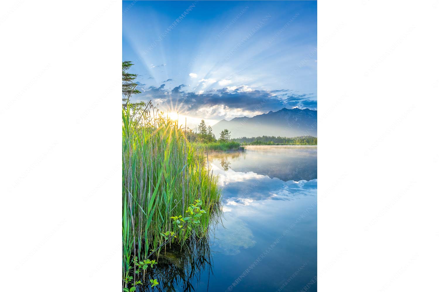 Utopia II – Seitenverhältnis 2:3 — Sonnenaufgang am Barmsee Sonnenaufgang am Barmsee mit Blick zum Karwendel und Wettersteingebirge