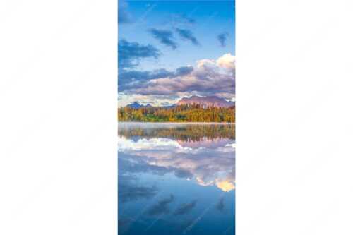 Sonnenaufgang am Barmsee mit Blick zum Karwendel und Wettersteingebirge - Utopia III - Seitenverhältnis 1:2 - Morgenstimmung am Barmsee - weitere Infos unter https://www.kriner-weiermann.de