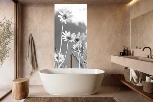 Unteransicht einer Blumenwiese mit Margariten - Von unten auch schön - Größe ca. 100x200cm, Seitenverhältnis 1:2 - Margariten Blumen - weitere Infos unter https://www.kriner-weiermann.de
