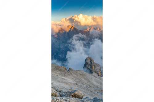 Blick vom Jubiläumsgrat zum Hochwanner im Wettersteingebirge - Wanner - Seitenverhältnis 1:2 - Hochwanner im Wetterstein - weitere Infos unter https://www.kriner-weiermann.de