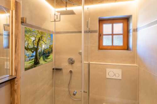 Bei den Badeufern am Barmsee steht dieser hunderte Jahre Ahornbaum - Zeitzeuge II - Größe ca. 120x80cm, Seitenverhältnis 3:2 - Ahorn am Barmsee - weitere Infos unter https://www.kriner-weiermann.de