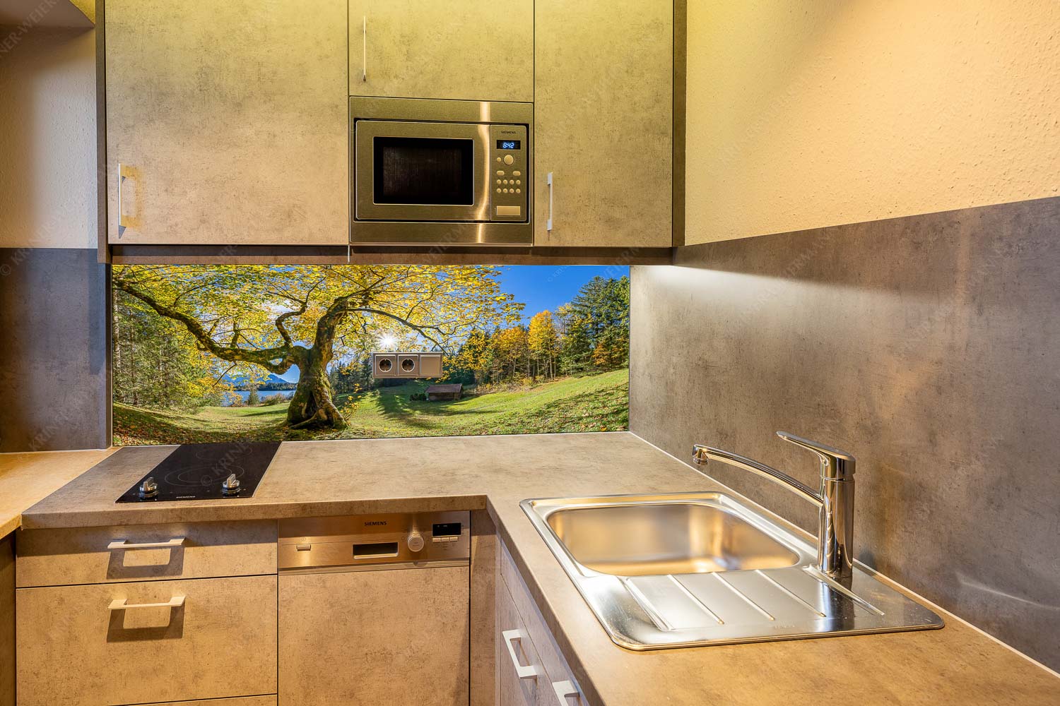 Zeitzeuge II – Größe ca. 150x60cm, Seitenverhältnis 2,5:1 — Ahorn am Barmsee Bei den Badeufern am Barmsee steht dieser hunderte Jahre Ahornbaum - Zeitzeuge II - Größe ca. 150x60cm, Seitenverhältnis 2,5:1 - Ahorn am Barmsee - weitere Infos unter https://www.kriner-weiermann.de