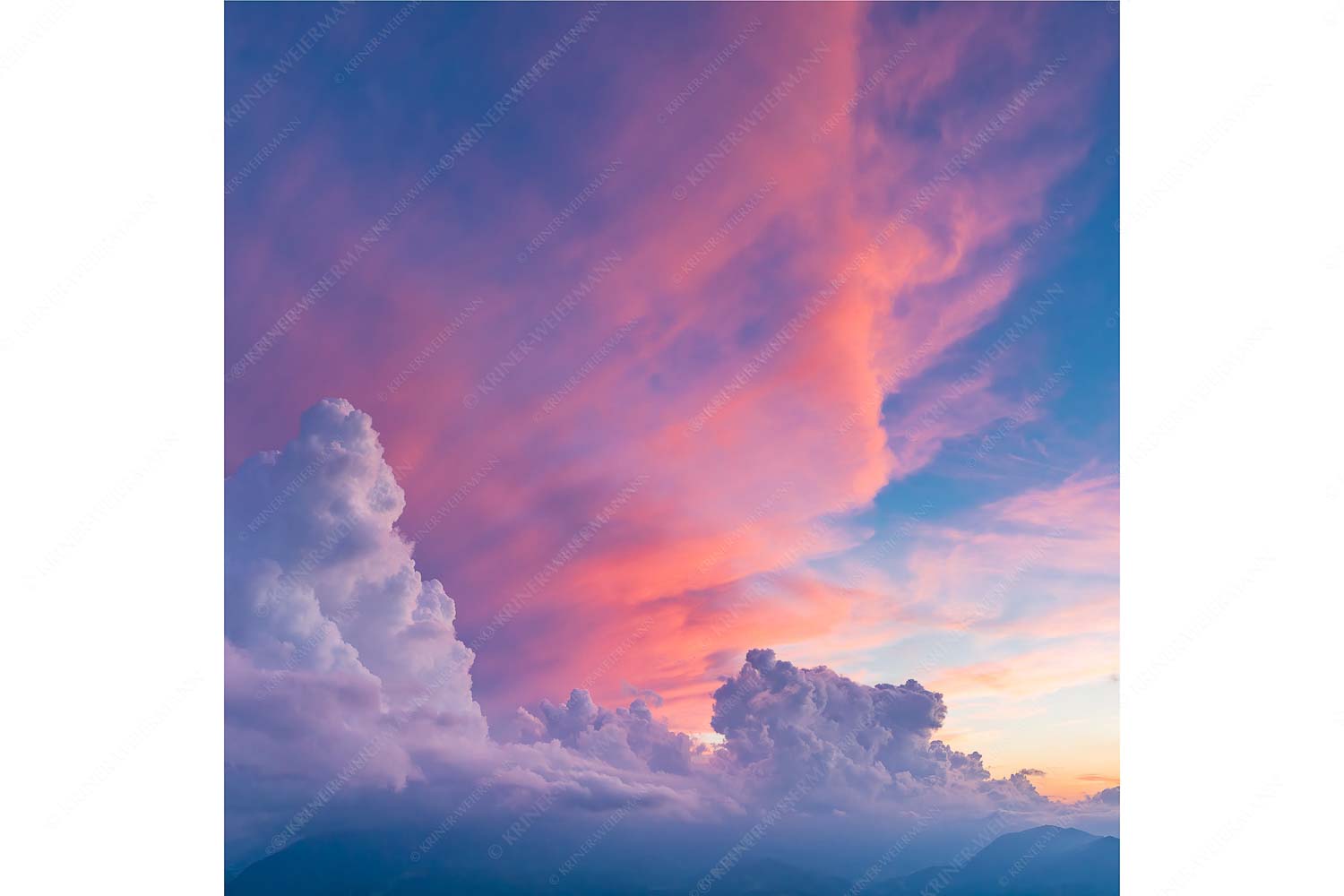 Zieht vorbei – Seitenverhältnis 1:1 — Gewitter und Wolkenstimmung Vorbeiziehende Gewitterstimmung im Karwendel- und Wettersteingebirge