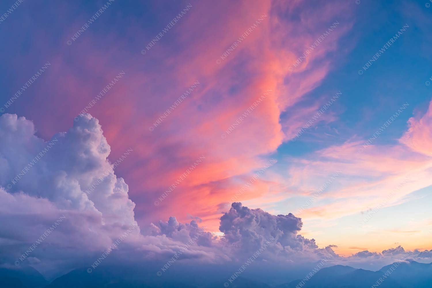 Zieht vorbei – Seitenverhältnis 3:2 — Gewitter und Wolkenstimmung Vorbeiziehende Gewitterstimmung im Karwendel- und Wettersteingebirge
