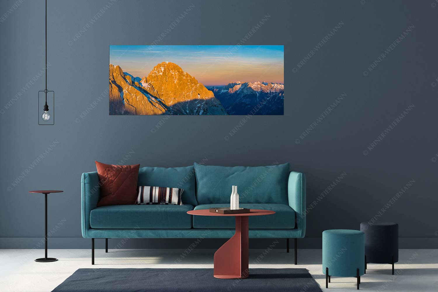 Zwischen den Öfelen – Größe ca. 175x70cm, Seitenverhältnis 2,5:1 — Öfelekopfspitzen im Wetterstein Vollmondaufgang zwischen der Westlichen- und Östlichen Öfelekopfspitze im Wetterstein - Zwischen den Öfelen - Größe ca. 175x70cm, Seitenverhältnis 2,5:1 - Öfelekopfspitzen im Wetterstein - weitere Infos unter https://www.kriner-weiermann.de