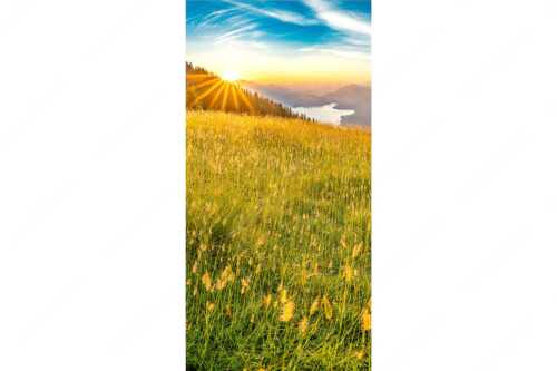 Sonnenaufgang über der Benediktenwand mit Blick auf Walchensee - Goldene Morgenruhe - Seitenverhältnis 1:2 - Walchensee Benediktenwand - weitere Infos unter https://www.kriner-weiermann.de