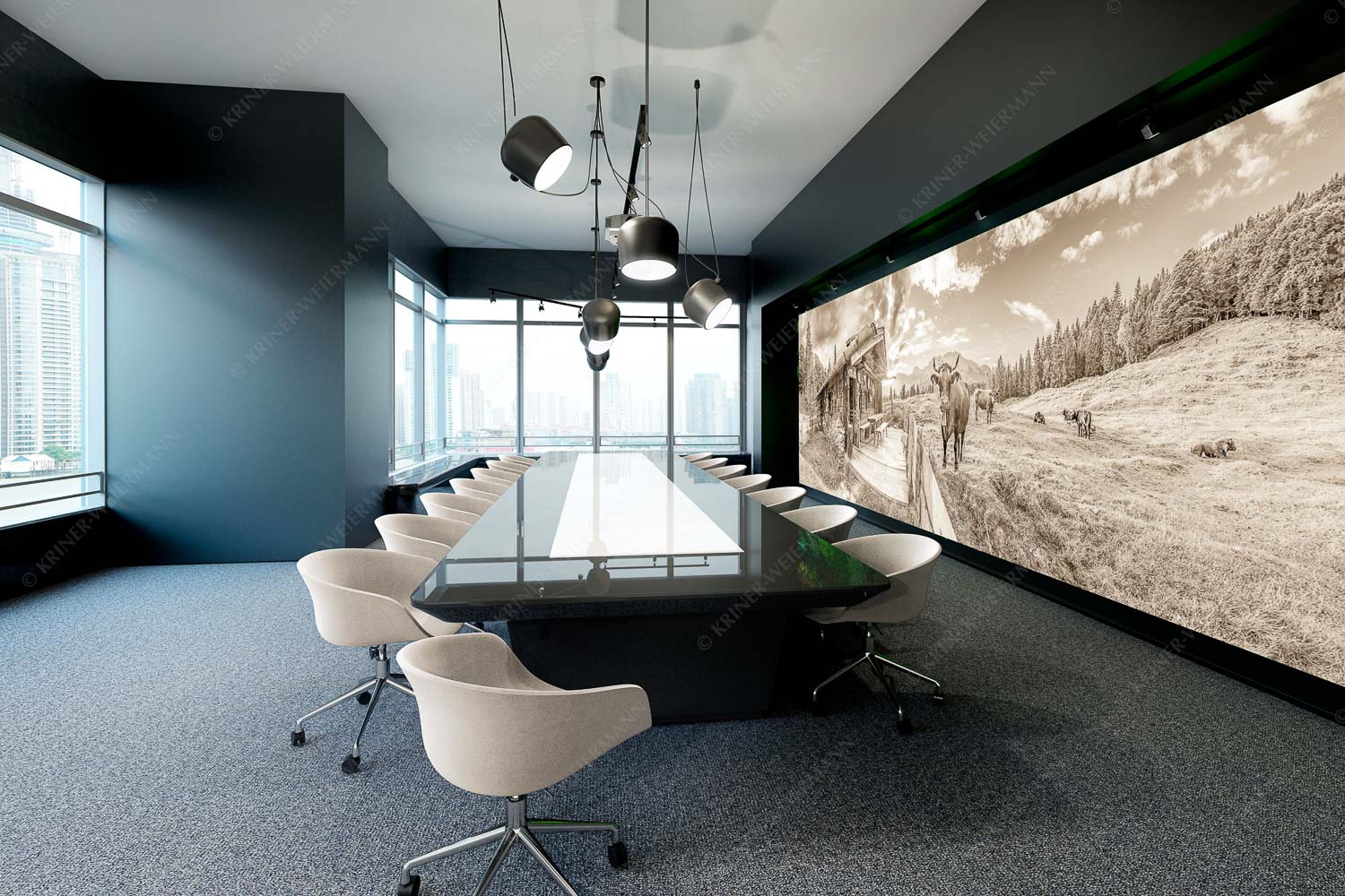 Almbiente – Akustikbild – Größe ca. 600x200cm, Seitenverhältnis 3:1 — Mittenwald Alm Buckelwiesen Karwendel Malerische Almhütte bei Mittenwald mit Karwendel - Almbiente - Akustikbild - Größe ca. 600x200cm, Seitenverhältnis 3:1 - Mittenwald Alm Buckelwiesen Karwendel - weitere Infos unter https://www.kriner-weiermann.de