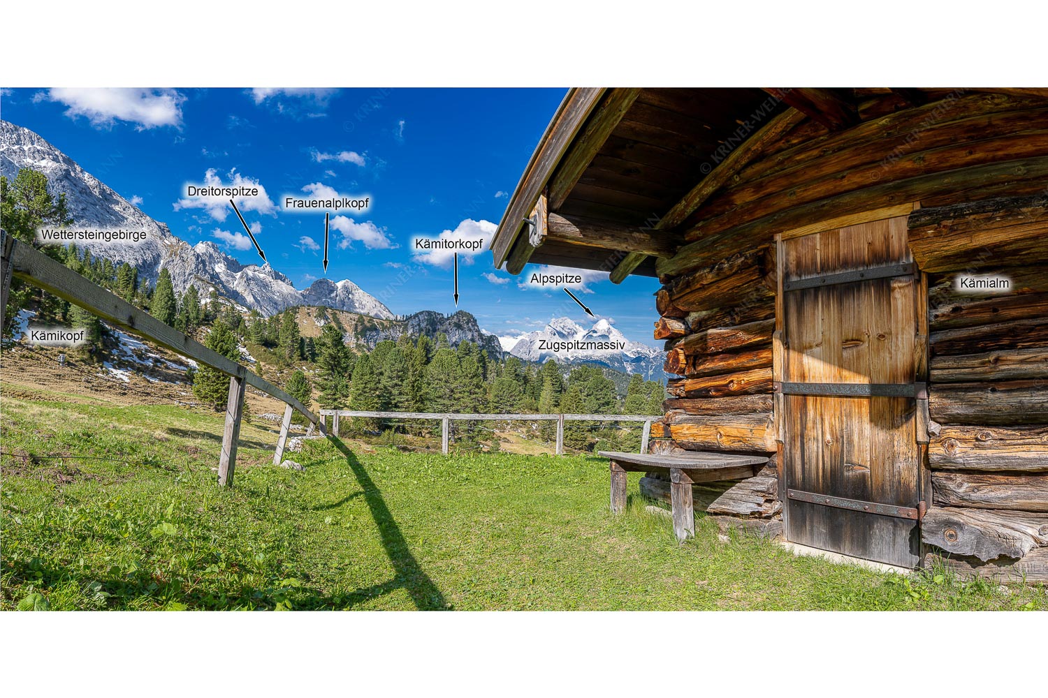 Kämialm — Vom Schachen bis zum Gamsanger gibt es auf der Wetterstein-Nordseite einiges zu entdecken - Kämialm -