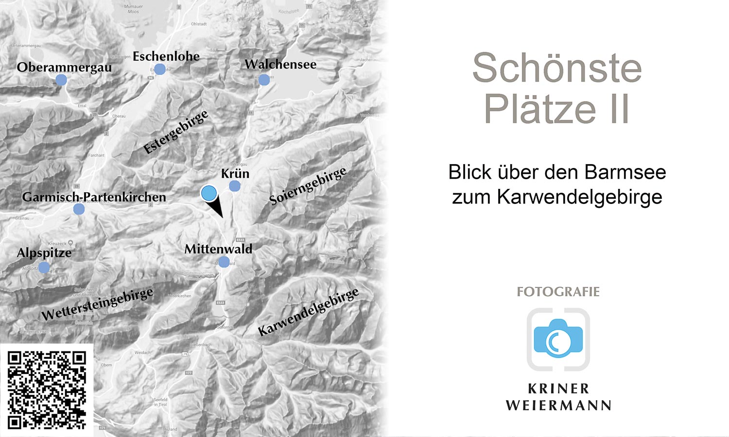 Schönste Plätze II — Blick über den Barmsee zum Karwendelgebirge - Schönste Plätze II -