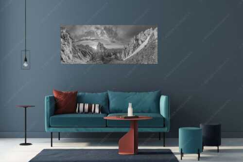 Letzte Sonnenstrahlen im Bereich der Schöttlkarspitze - Leuchttürme - Wandbild - Größe ca. 175x70cm, Seitenverhältnis 2,5:1 - Sonnenuntergang im Soierngebirge - weitere Infos unter https://www.kriner-weiermann.de