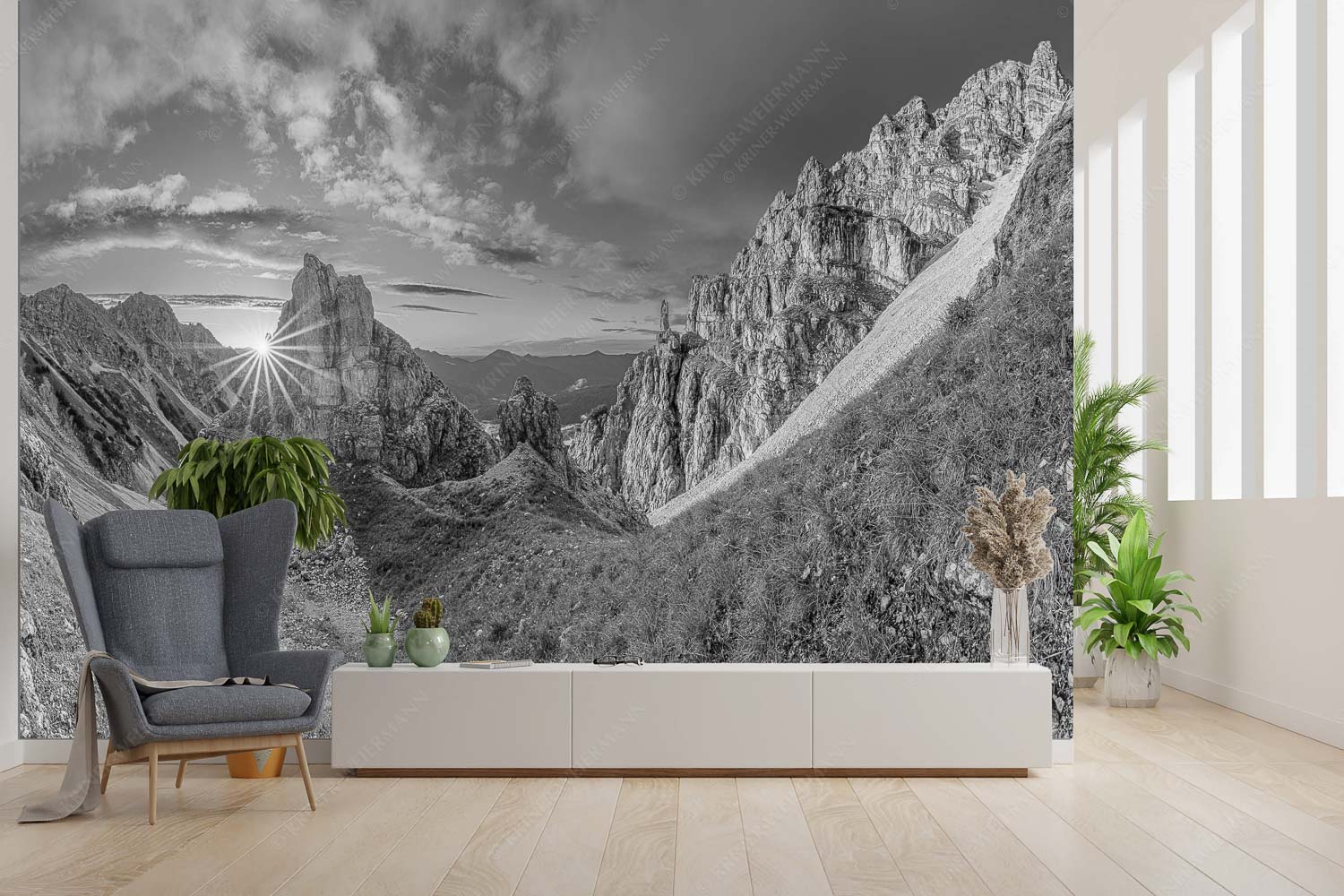 Leuchttürme – Fototapete – Größe ca. 300x200cm, Seitenverhältnis 3:2 — Sonnenuntergang im Soierngebirge Letzte Sonnenstrahlen im Bereich der Schöttlkarspitze - Leuchttürme - Fototapete - Größe ca. 300x200cm, Seitenverhältnis 3:2 - Sonnenuntergang im Soierngebirge - weitere Infos unter https://www.kriner-weiermann.de