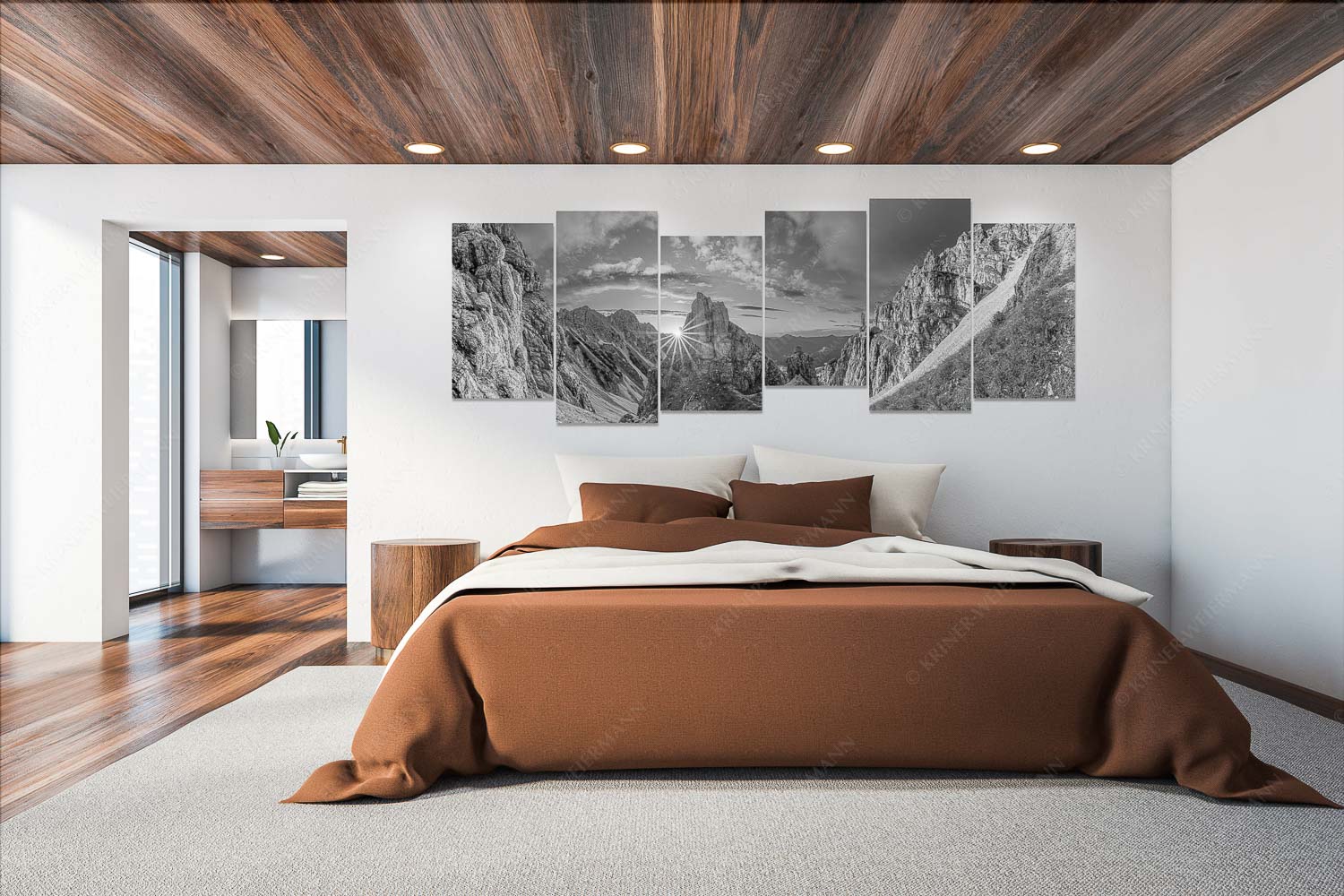 Leuchttürme – Wandbild – 6er Split, Größe ca. 280x112cm, Seitenverhältnis 2,5:1 — Sonnenuntergang im Soierngebirge Letzte Sonnenstrahlen im Bereich der Schöttlkarspitze - Leuchttürme - Wandbild - 6er Split, Größe ca. 280x112cm, Seitenverhältnis 2,5:1 - Sonnenuntergang im Soierngebirge - weitere Infos unter https://www.kriner-weiermann.de