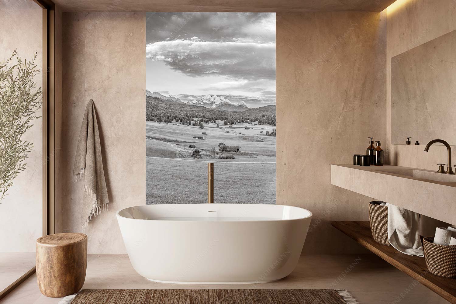 Wunderbares Werdenfels – Wandbild – Größe ca. 160x240cm, Seitenverhältnis 2:3 — Karwendel Wetterstein und Estergebirge Erstes Sonnenlicht am Zugspitzmassiv - Wunderbares Werdenfels - Wandbild - Größe ca. 160x240cm, Seitenverhältnis 2:3 - Karwendel Wetterstein und Estergebirge - weitere Infos unter https://www.kriner-weiermann.de