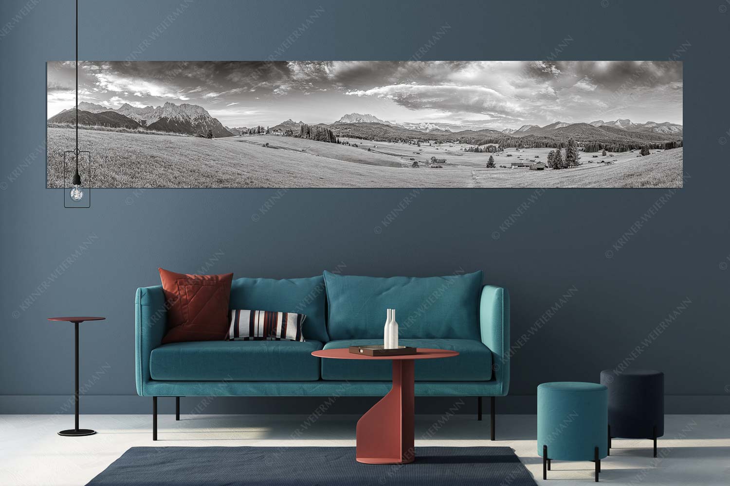 Wunderbares Werdenfels – Wandbild – Größe ca. 350x70cm, Seitenverhältnis 5:1 — Karwendel Wetterstein und Estergebirge Erstes Sonnenlicht am Zugspitzmassiv - Wunderbares Werdenfels - Wandbild - Größe ca. 350x70cm, Seitenverhältnis 5:1 - Karwendel Wetterstein und Estergebirge - weitere Infos unter https://www.kriner-weiermann.de