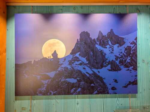 Alu-Dibond - Die Männer im Mond -