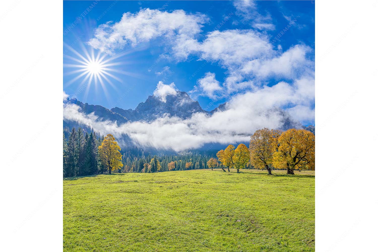 Das Rontal mit dem Stock der Östlichen Karwendelspitze