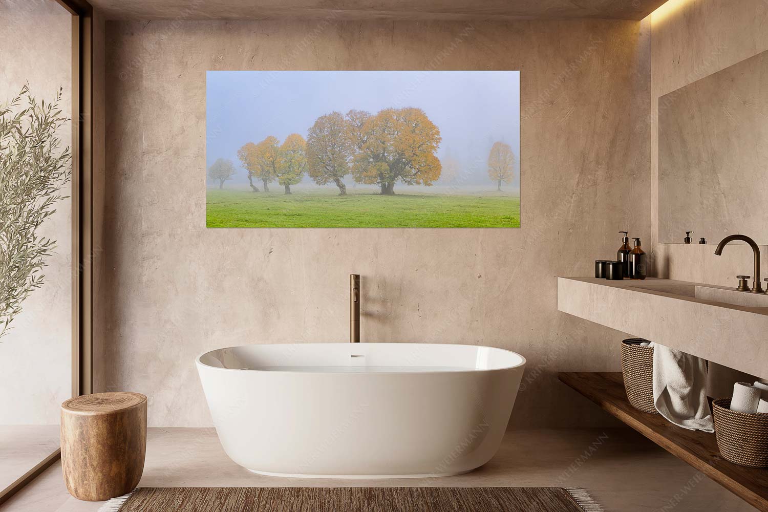 Individualität – Wandbild – Größe ca. 180x90cm, Seitenverhältnis 2:1 — Bergahorn im Karwendelgebirge Ein wunderschönes Ahorn-Ensemble im Rontal - Individualität - Wandbild - Größe ca. 180x90cm, Seitenverhältnis 2:1 - Bergahorn im Karwendelgebirge - weitere Infos unter https://www.kriner-weiermann.de