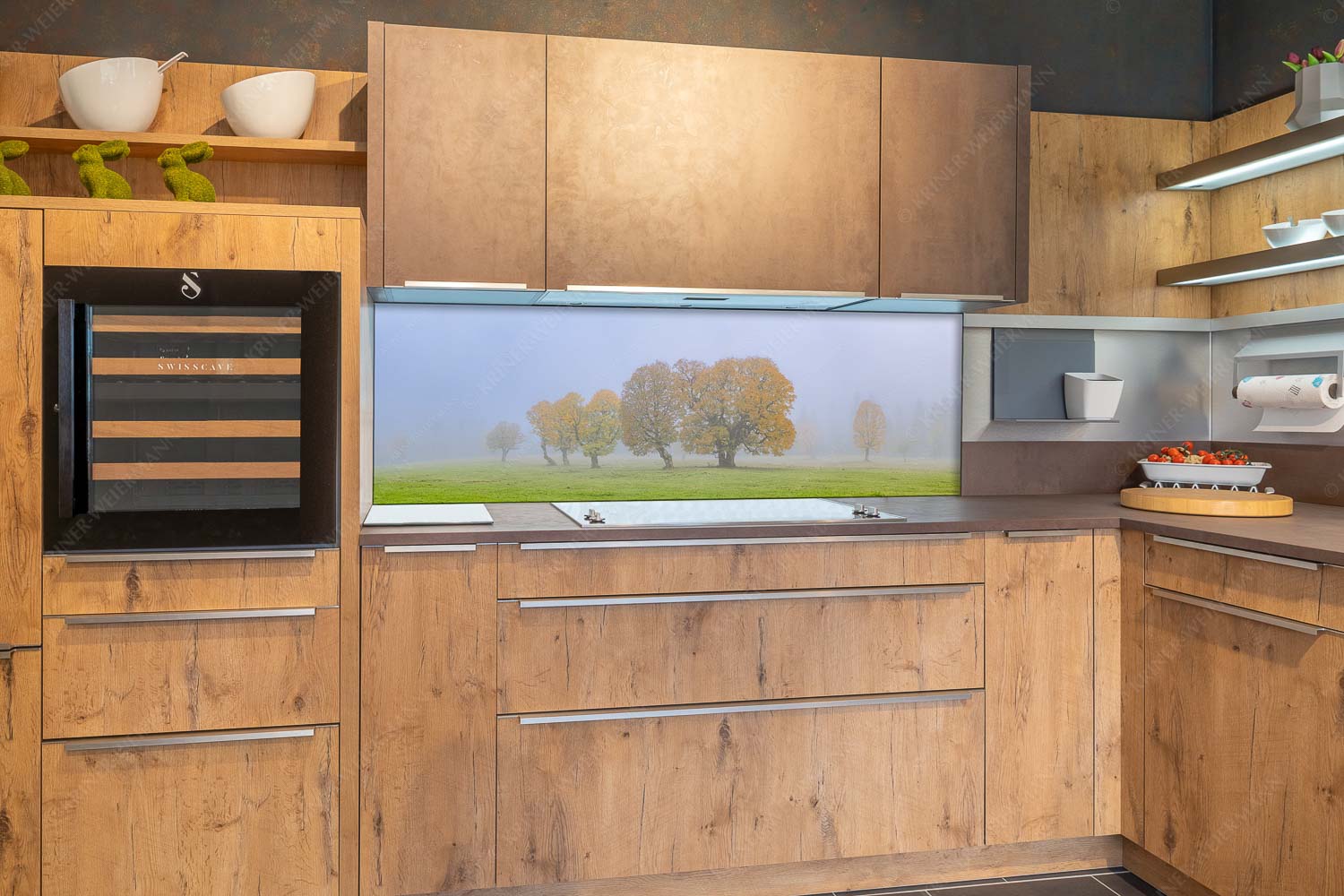 Individualität – Küchenrückwand – Größe ca. 180x60cm, Seitenverhältnis 3:1 — Bergahorn im Karwendelgebirge Ein wunderschönes Ahorn-Ensemble im Rontal - Individualität - Küchenrückwand - Größe ca. 180x60cm, Seitenverhältnis 3:1 - Bergahorn im Karwendelgebirge - weitere Infos unter https://www.kriner-weiermann.de