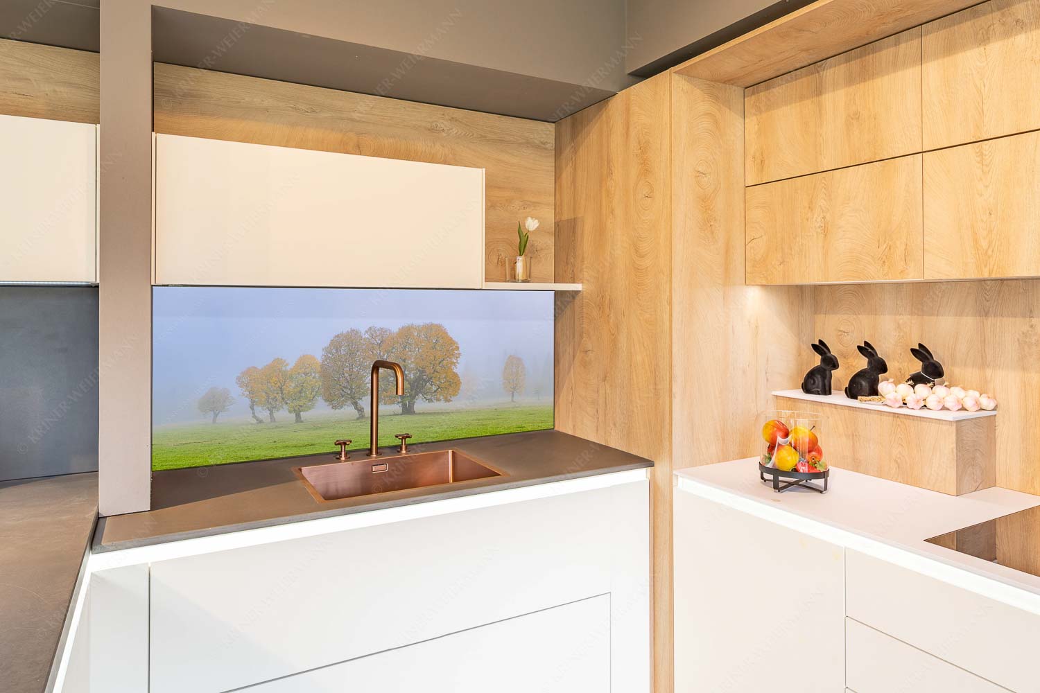 Individualität – Küchenrückwand – Größe ca. 150x60cm, Seitenverhältnis 2,5:1 — Bergahorn im Karwendelgebirge Ein wunderschönes Ahorn-Ensemble im Rontal - Individualität - Küchenrückwand - Größe ca. 150x60cm, Seitenverhältnis 2,5:1 - Bergahorn im Karwendelgebirge - weitere Infos unter https://www.kriner-weiermann.de