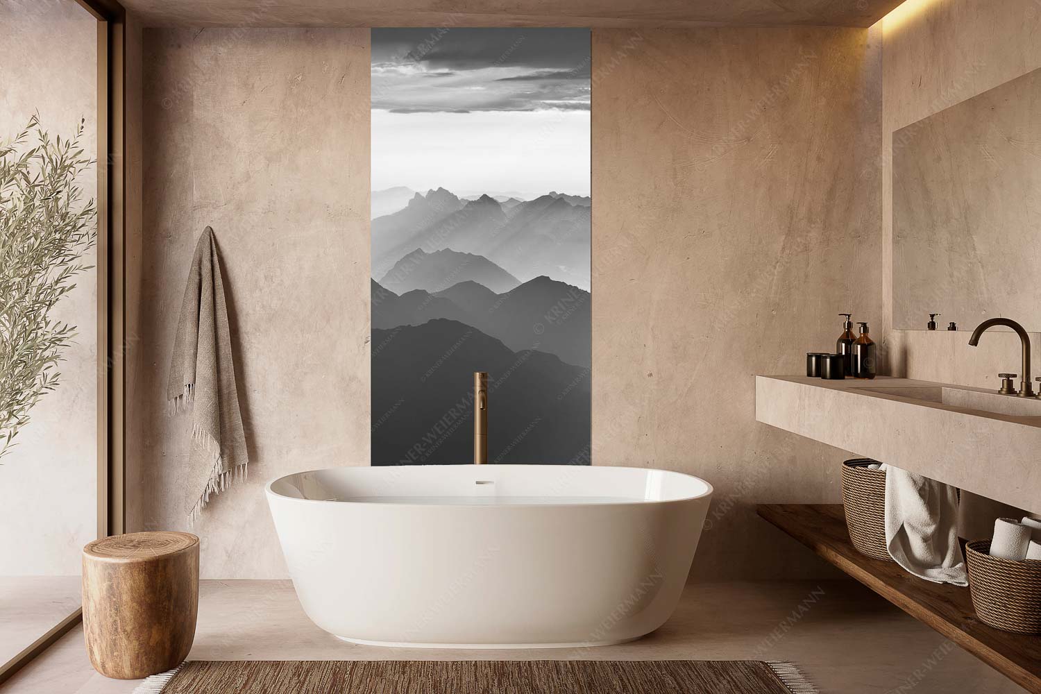 Shining – Wandbild – Größe ca. 100x200cm, Seitenverhältnis 1: — Silhouetten Abendstimmung auf der Zugspitze Blick von der Zugspitze über Thannheimer Berge in den Sonnenuntergang - Shining - Wandbild - Größe ca. 100x200cm, Seitenverhältnis 1: - Silhouetten Abendstimmung auf der Zugspitze - weitere Infos unter https://www.kriner-weiermann.de