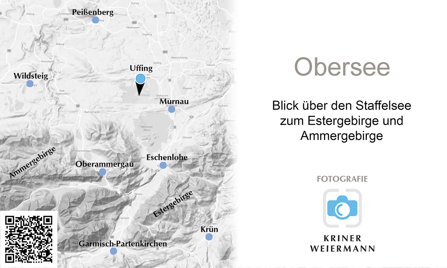 Obersee — Blick über den Staffelsee zum Estergebirge und dem Ammergebirge - Obersee -