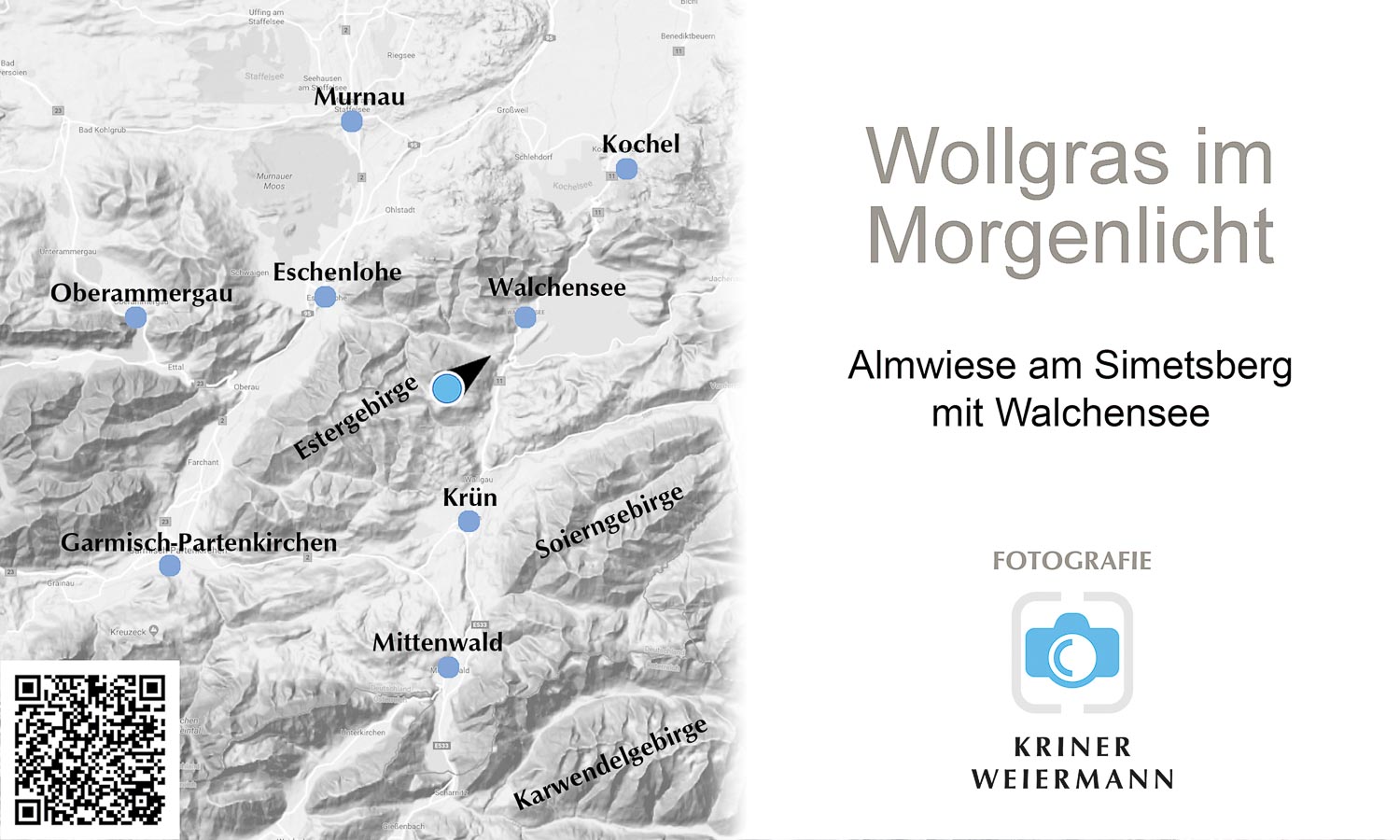 Wollgras im Morgenlicht — Almwiese am Simetsberg mit Walchensee - Wollgras im Morgenlicht -