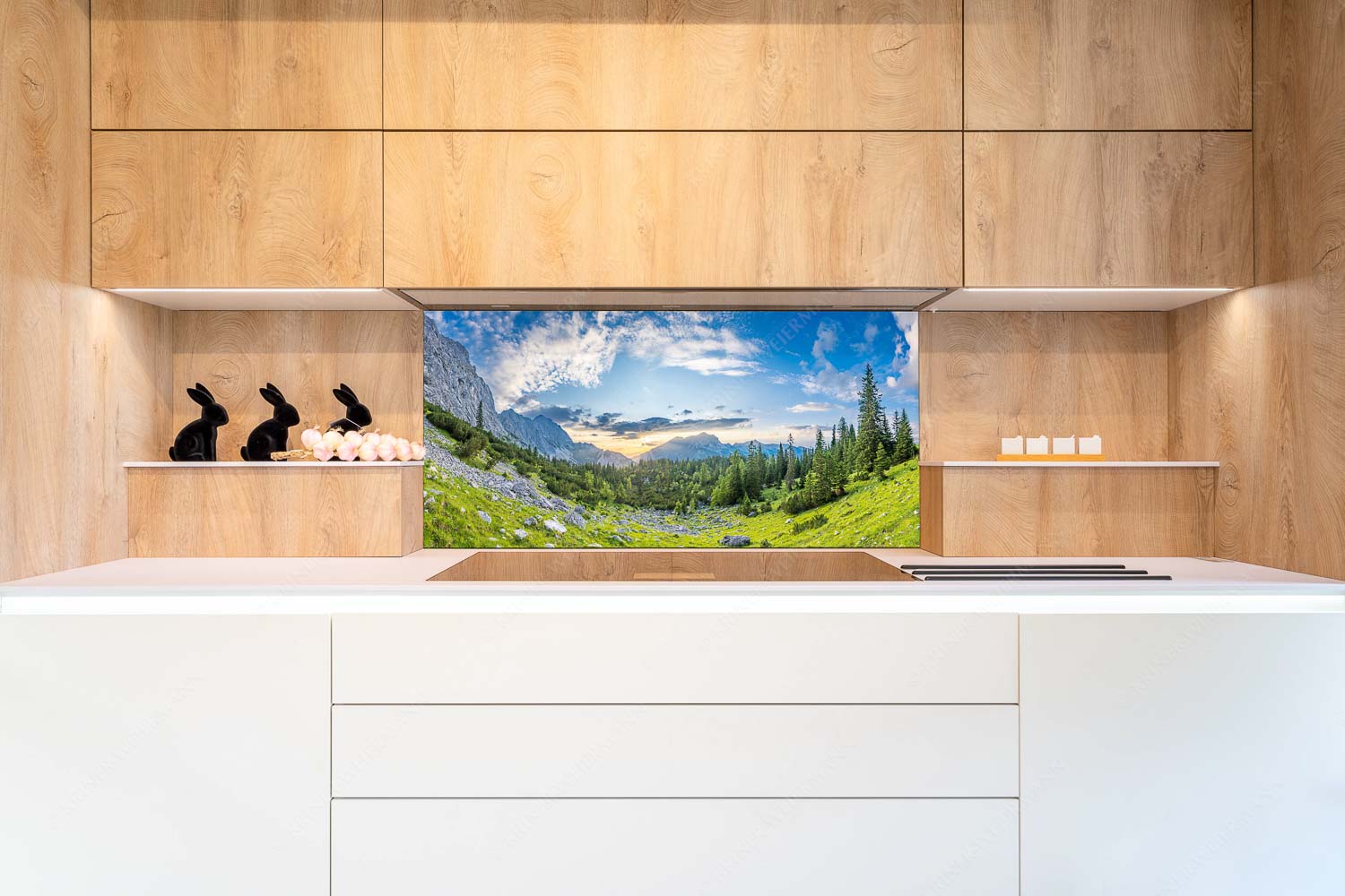 Schea – Küchenrückwand – Größe ca. 120x60cm, Seitenverhältnis 2:1 — Karwendel Soiern Blick zum Sonnenuntergang an der Reißenden Lahnspitze - Schea - Küchenrückwand - Größe ca. 120x60cm, Seitenverhältnis 2:1 - Karwendel Soiern - weitere Infos unter https://www.kriner-weiermann.de