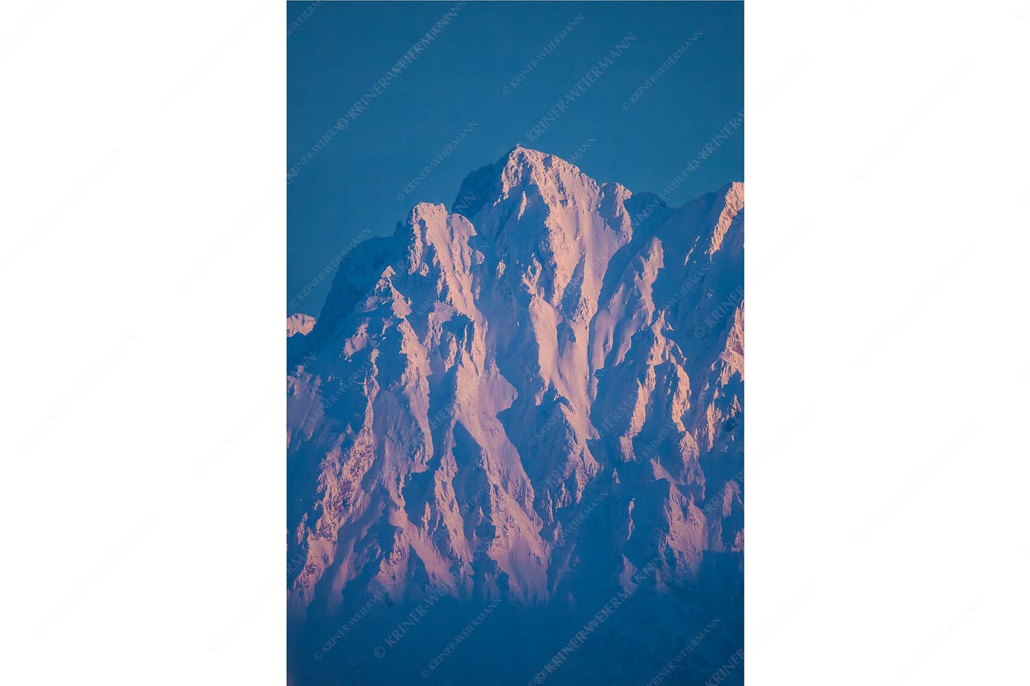 Winterlicher Wörner im Karwendel bei Sonnenuntergang - Alaska Style - Seitenverhältnis 2:3 - Karwendel-Wörner - weitere Infos unter https://www.kriner-weiermann.de