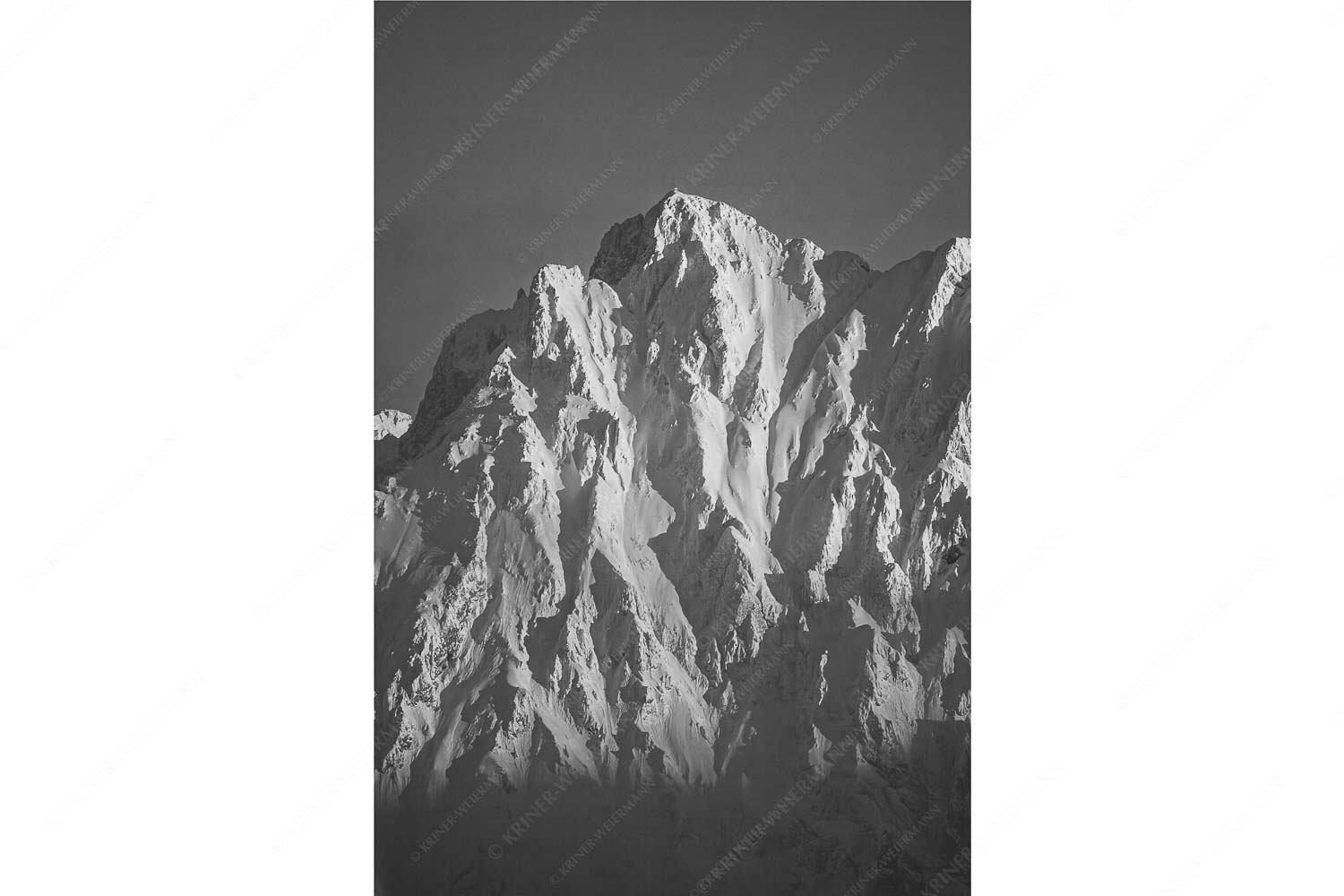 Alaska Style – Seitenverhältnis 2:3 — Karwendel-Wörner Winterlicher Wörner im Karwendel bei Sonnenuntergang