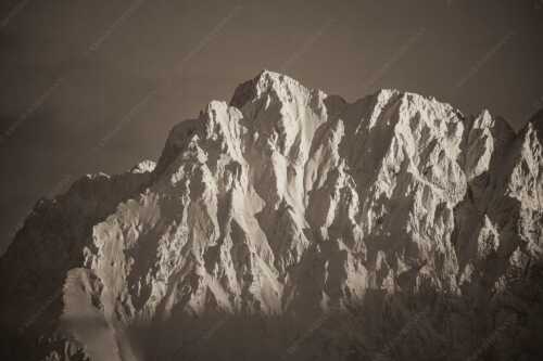 Winterlicher Wörner im Karwendel bei Sonnenuntergang - Alaska Style - Seitenverhältnis 3:2 - Karwendel-Wörner - weitere Infos unter https://www.kriner-weiermann.de