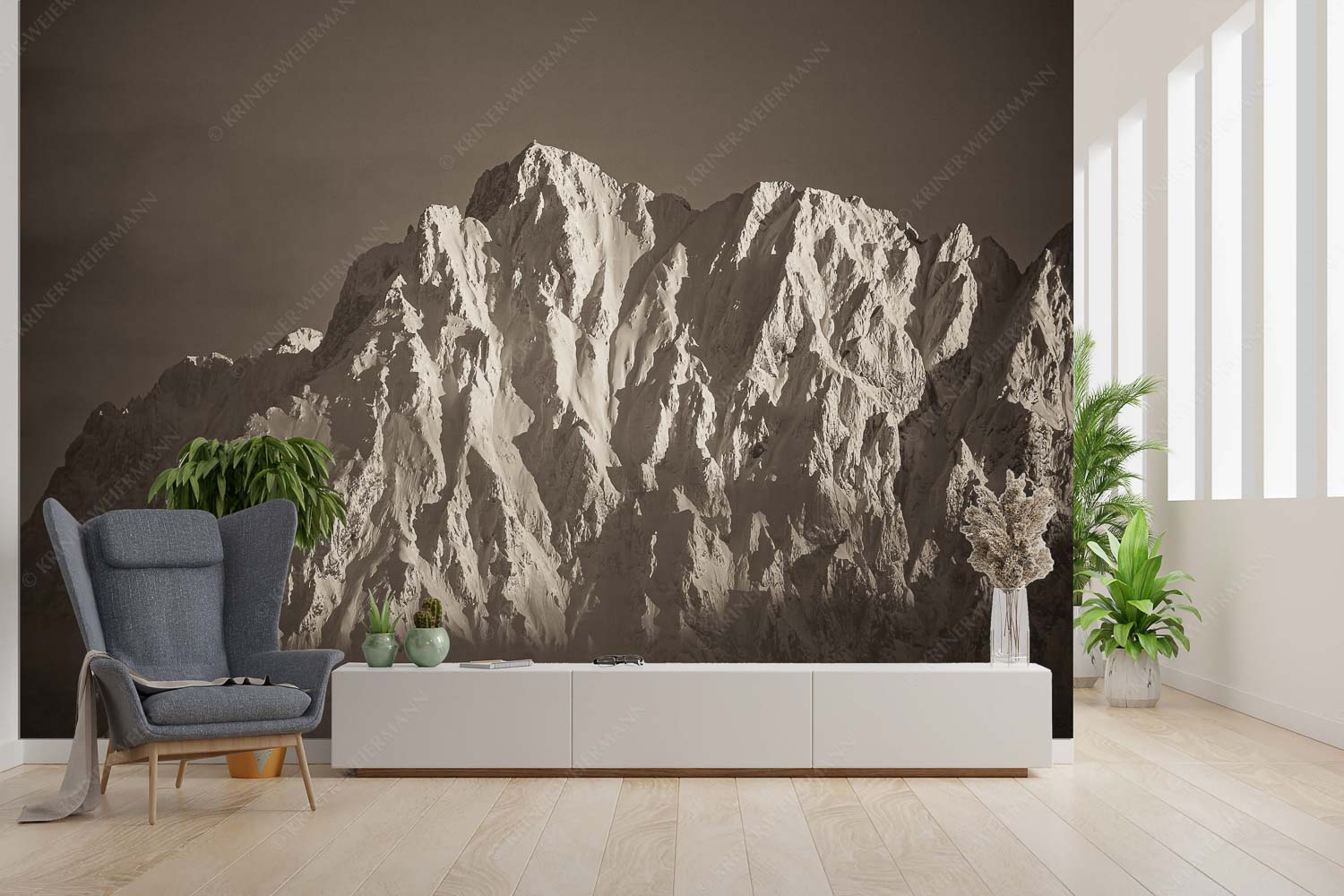 Alaska Style – Fototapete – Größe ca. 300x200cm, Seitenverhältnis 3:2 — Karwendel-Wörner Winterlicher Wörner im Karwendel bei Sonnenuntergang - Alaska Style - Fototapete - Größe ca. 300x200cm, Seitenverhältnis 3:2 - Karwendel-Wörner - weitere Infos unter https://www.kriner-weiermann.de