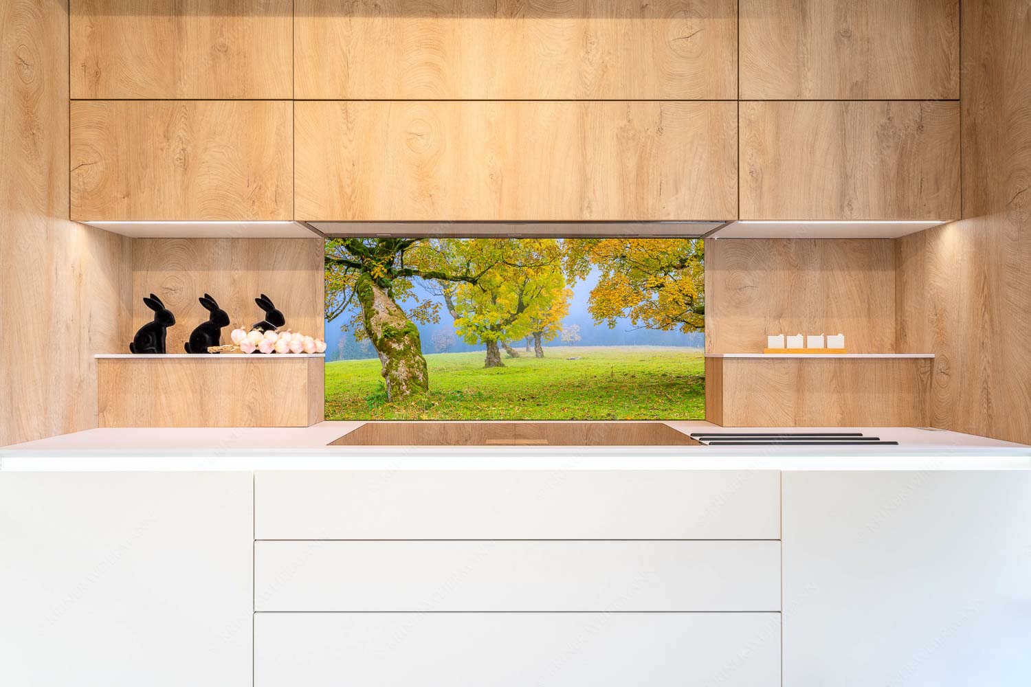 Stille Farben – Küchenrückwand – Größe ca. 120x60cm, Seitenverhältnis 2:1 — Bergahorne Herbst Karwend Bergahorne in herbstlicher Pracht im Karwendelgebirge - Stille Farben - Küchenrückwand - Größe ca. 120x60cm, Seitenverhältnis 2:1 - Bergahorne Herbst Karwend - weitere Infos unter https://www.kriner-weiermann.de