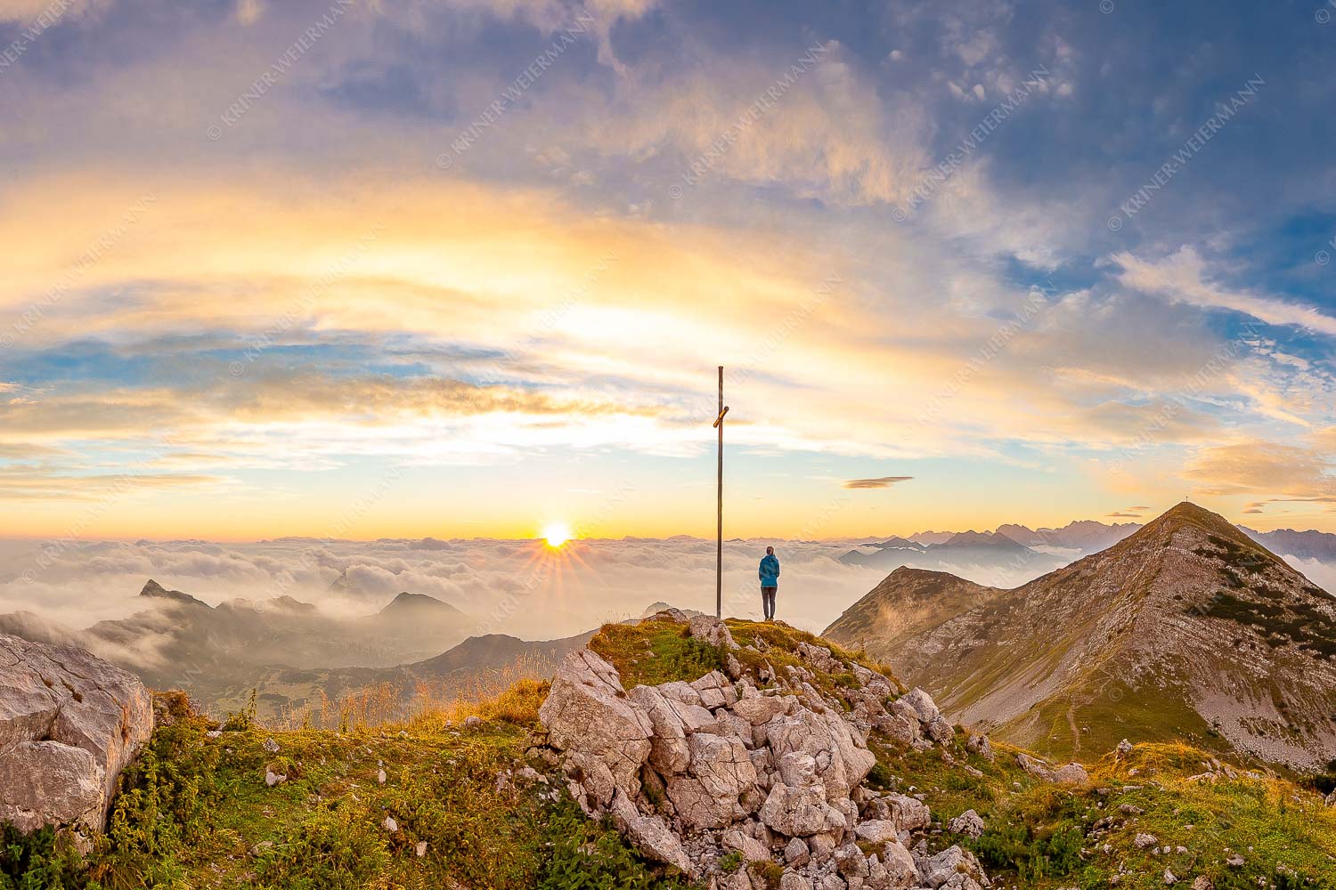 Morgenstimmung im Estergebirge - Glücksmoment II - Seitenverhältnis 3:2 - Sonnenaufgang Krottenkopf - weitere Infos unter https://www.kriner-weiermann.de