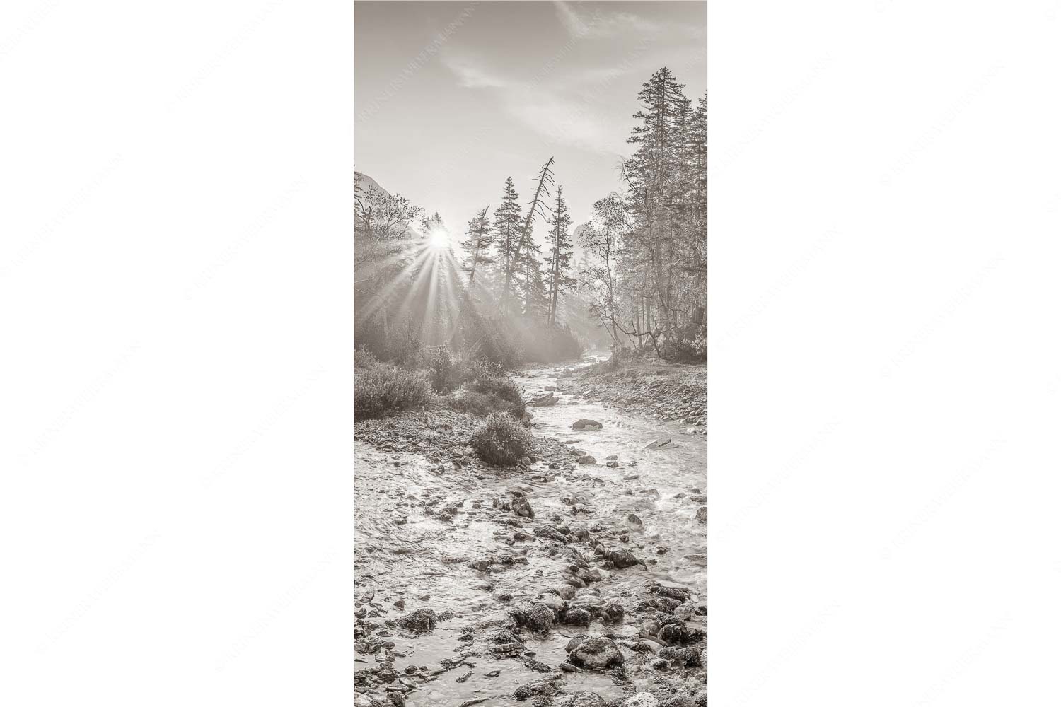 Sonnenaufgang am Isarursprung - Isarursprung I - Seitenverhältnis 1:2 - Isarursprung Karwendel - weitere Infos unter https://www.kriner-weiermann.de