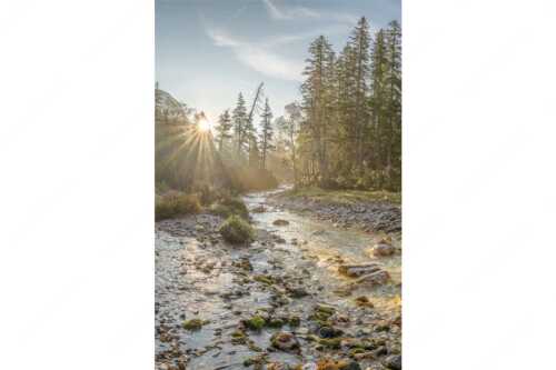 Sonnenaufgang am Isarursprung - Isarursprung I - Seitenverhältnis 2:3 - Isarursprung Karwendel - weitere Infos unter https://www.kriner-weiermann.de