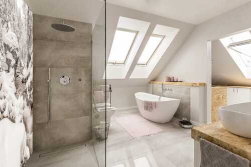 Der verschneite Rissbach zwischen Vorder- und Hinterriß - Stein der Weisen - LED-Leuchtbild - Größe ca. 150x225cm, Seitenverhältnis 2:3 - Rissbach im Karwendel - weitere Infos unter https://www.kriner-weiermann.de