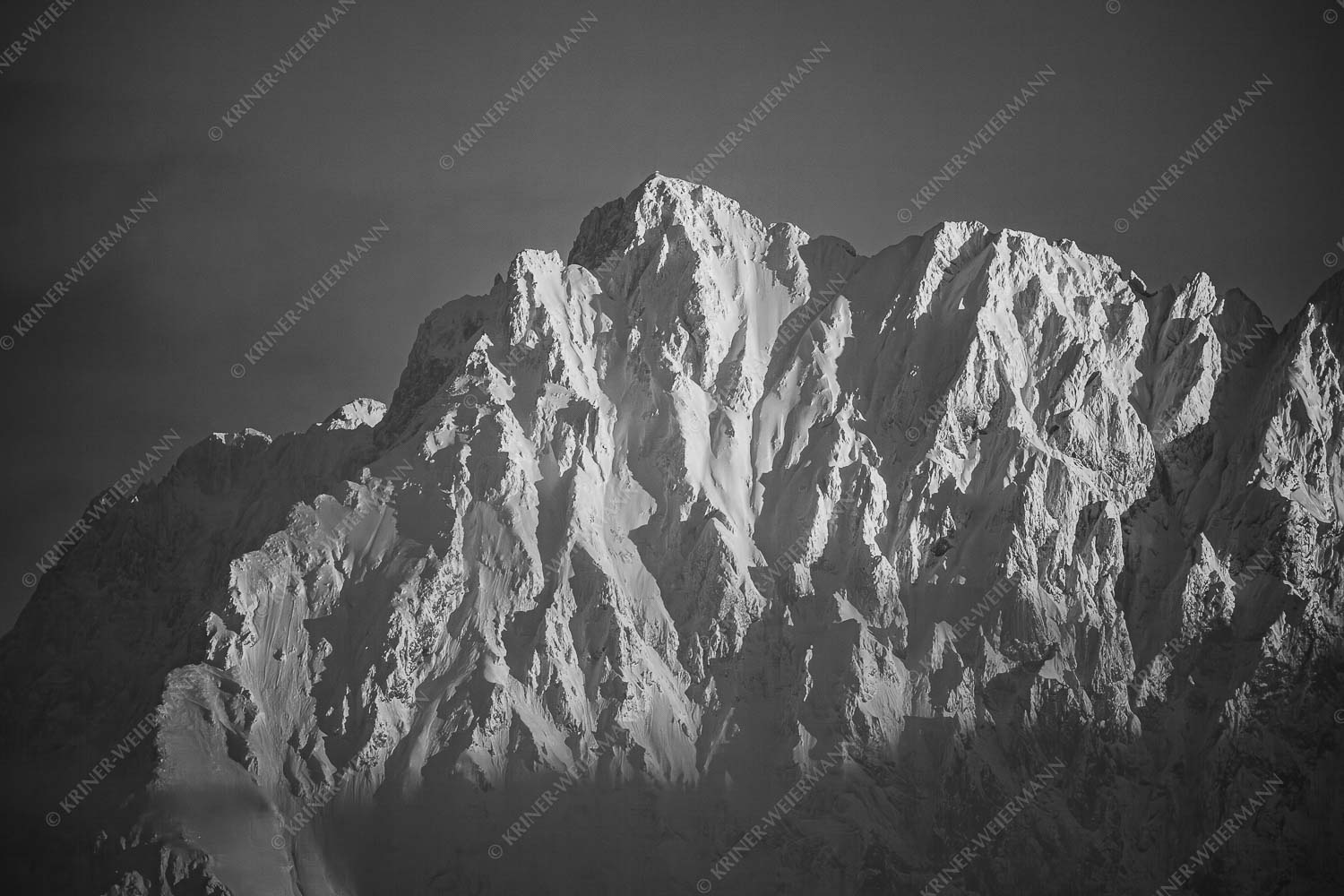 Alaska Style – Seitenverhältnis 3:2 — Karwendel-Wörner Winterlicher Wörner im Karwendel bei Sonnenuntergang