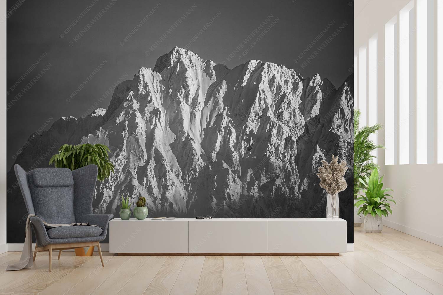 Alaska Style – Fototapete – Größe ca. 300x200cm, Seitenverhältnis 3:2 — Karwendel-Wörner Winterlicher Wörner im Karwendel bei Sonnenuntergang - Alaska Style - Fototapete - Größe ca. 300x200cm, Seitenverhältnis 3:2 - Karwendel-Wörner - weitere Infos unter https://www.kriner-weiermann.de