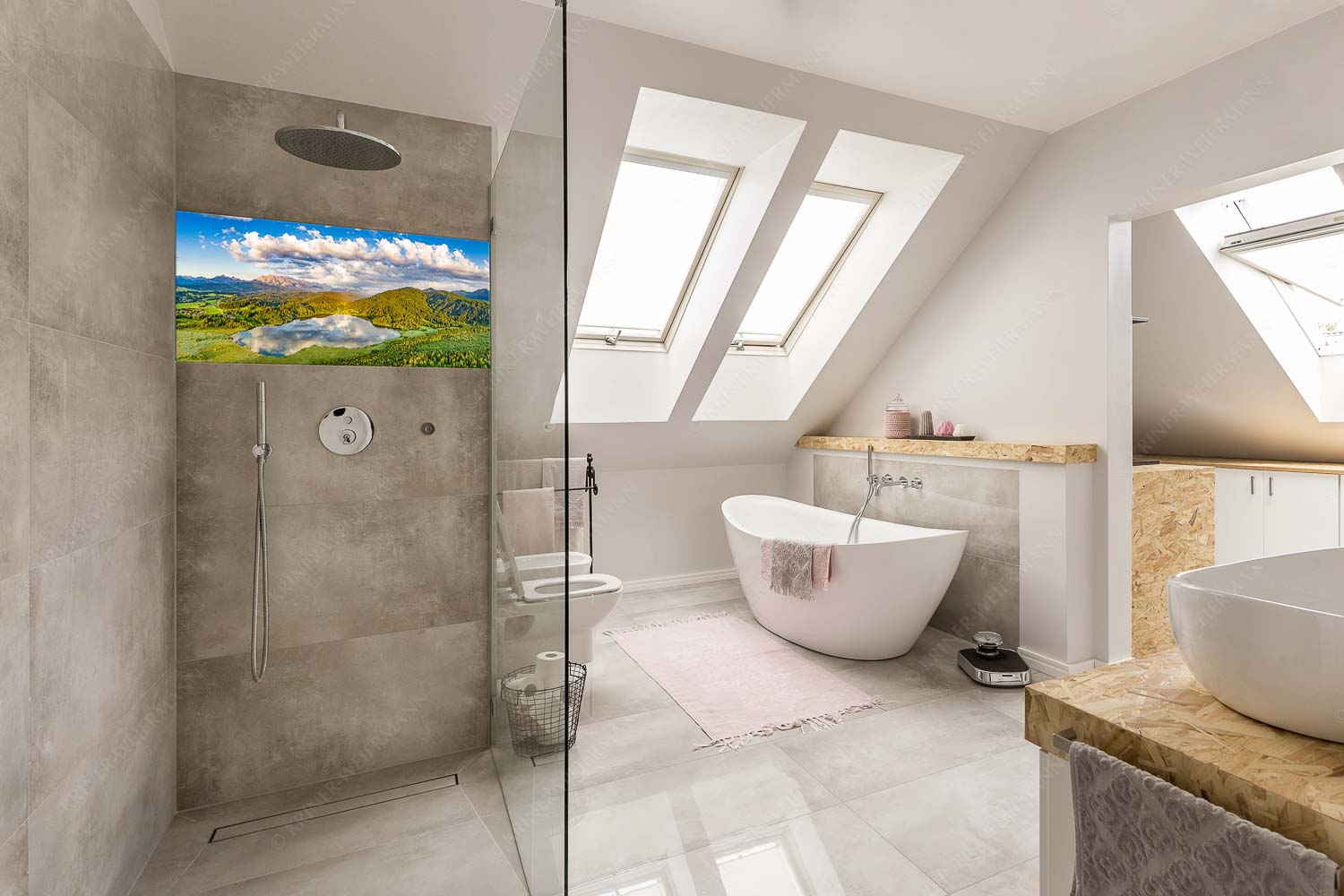 Der Lieblings See – Glasbild – Größe ca. 100x50cm, Seitenverhältnis 2:1 — Barmsee Krün Blick über den Barmsee zum Wettersteingebirge - Der Lieblings See - Glasbild - Größe ca. 100x50cm, Seitenverhältnis 2:1 - Barmsee Krün - weitere Infos unter https://www.kriner-weiermann.de