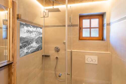 Blick über den Barmsee zum Wettersteingebirge - Der Lieblings See - Glasbild - Größe ca. 120x80cm, Seitenverhältnis 3:2 - Barmsee Krün - weitere Infos unter https://www.kriner-weiermann.de