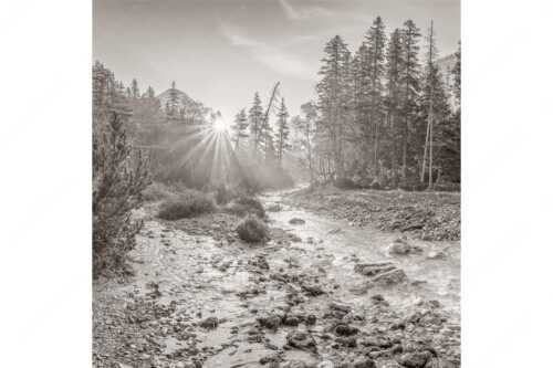 Sonnenaufgang am Isarursprung - Isarursprung I - Seitenverhältnis 1:1 - Isarquelle im Karwendel - weitere Infos unter https://www.kriner-weiermann.de