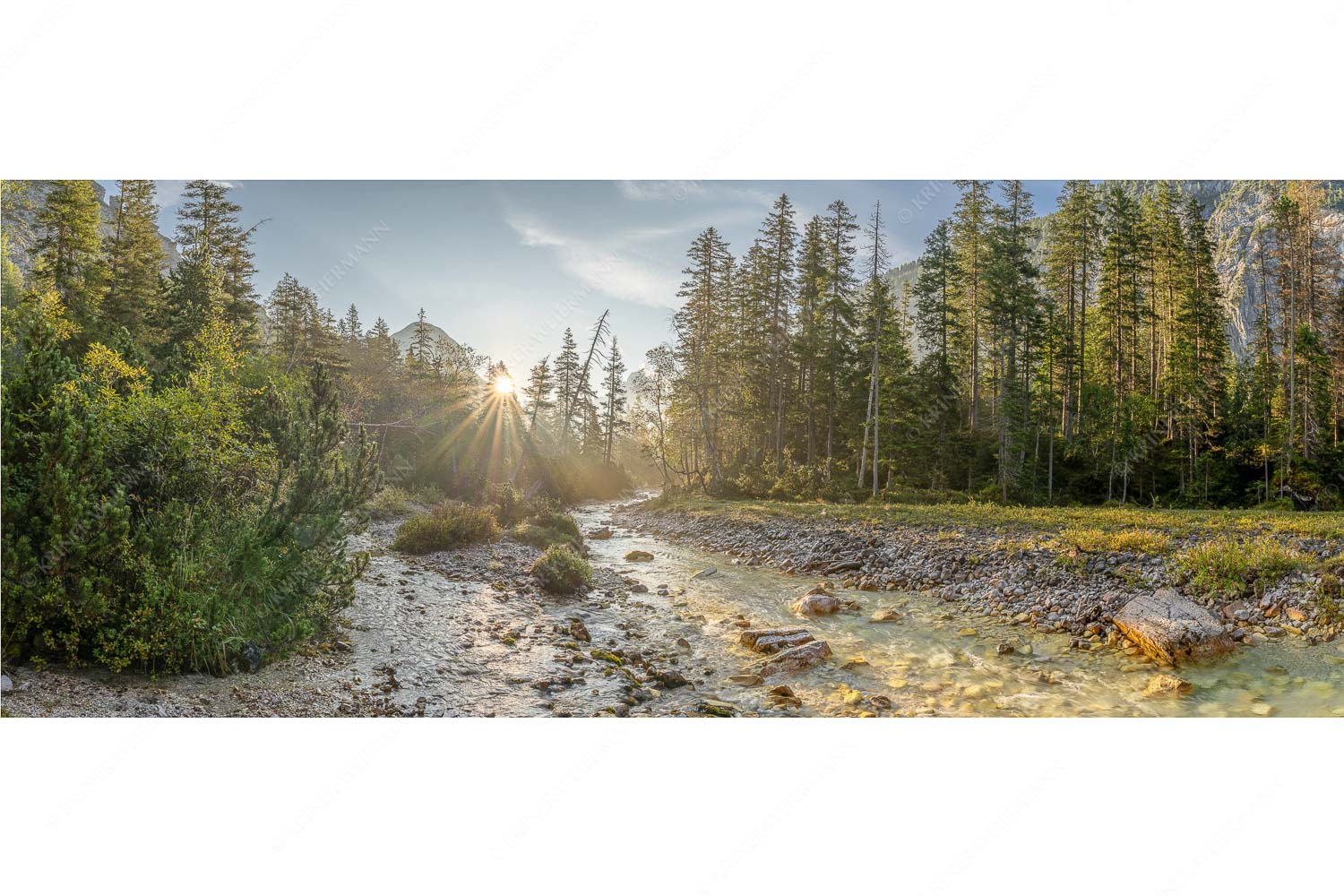 Sonnenaufgang am Isarursprung