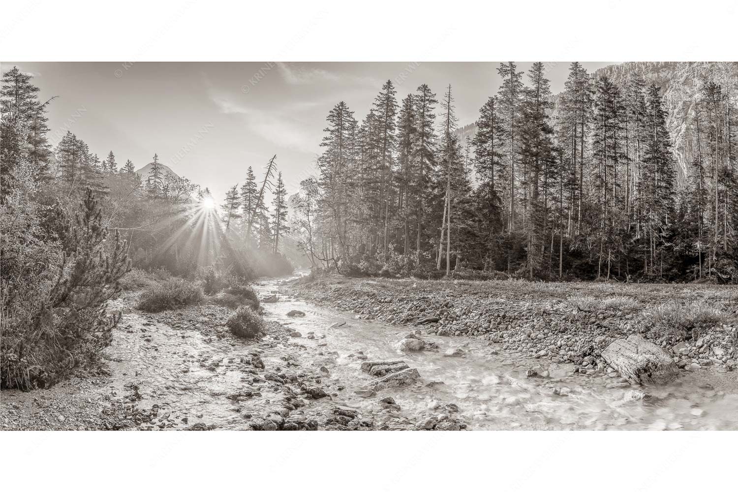 Sonnenaufgang am Isarursprung