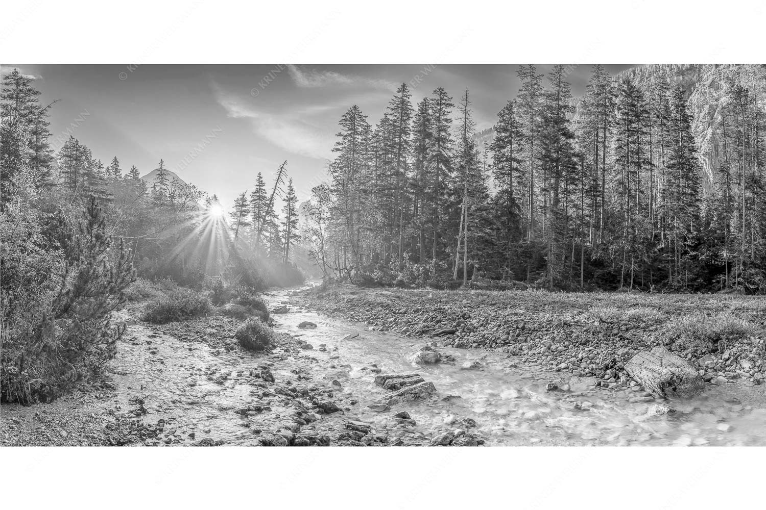 Sonnenaufgang am Isarursprung