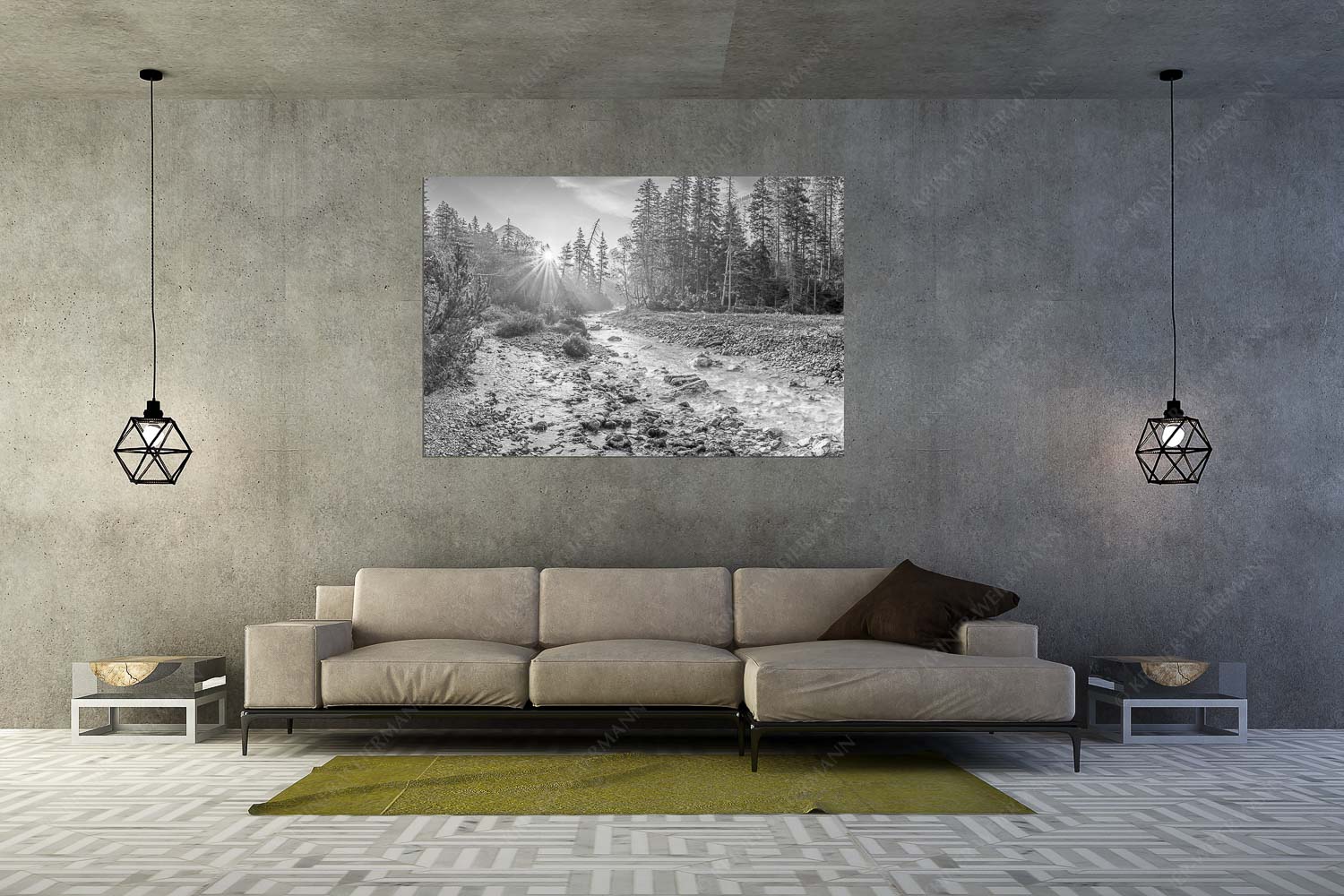 Isarursprung I – Wandbild – Größe ca. 180x120cm, Seitenverhältnis 3:2 — Isarquelle im Karwendel Sonnenaufgang am Isarursprung - Isarursprung I - Wandbild - Größe ca. 180x120cm, Seitenverhältnis 3:2 - Isarquelle im Karwendel - weitere Infos unter https://www.kriner-weiermann.de