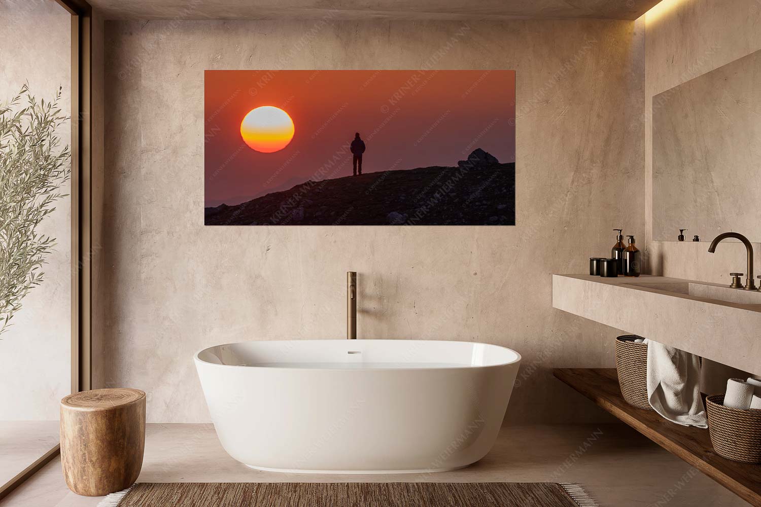 Sonnenaufgang – Wandbild – Größe ca. 180x90cm, Seitenverhältnis 2:1 — Alpspitze – Stuiben Sonnenaufgang im Wettersteingebirge - Sonnenaufgang - Wandbild - Größe ca. 180x90cm, Seitenverhältnis 2:1 - Alpspitze - Stuiben - weitere Infos unter https://www.kriner-weiermann.de